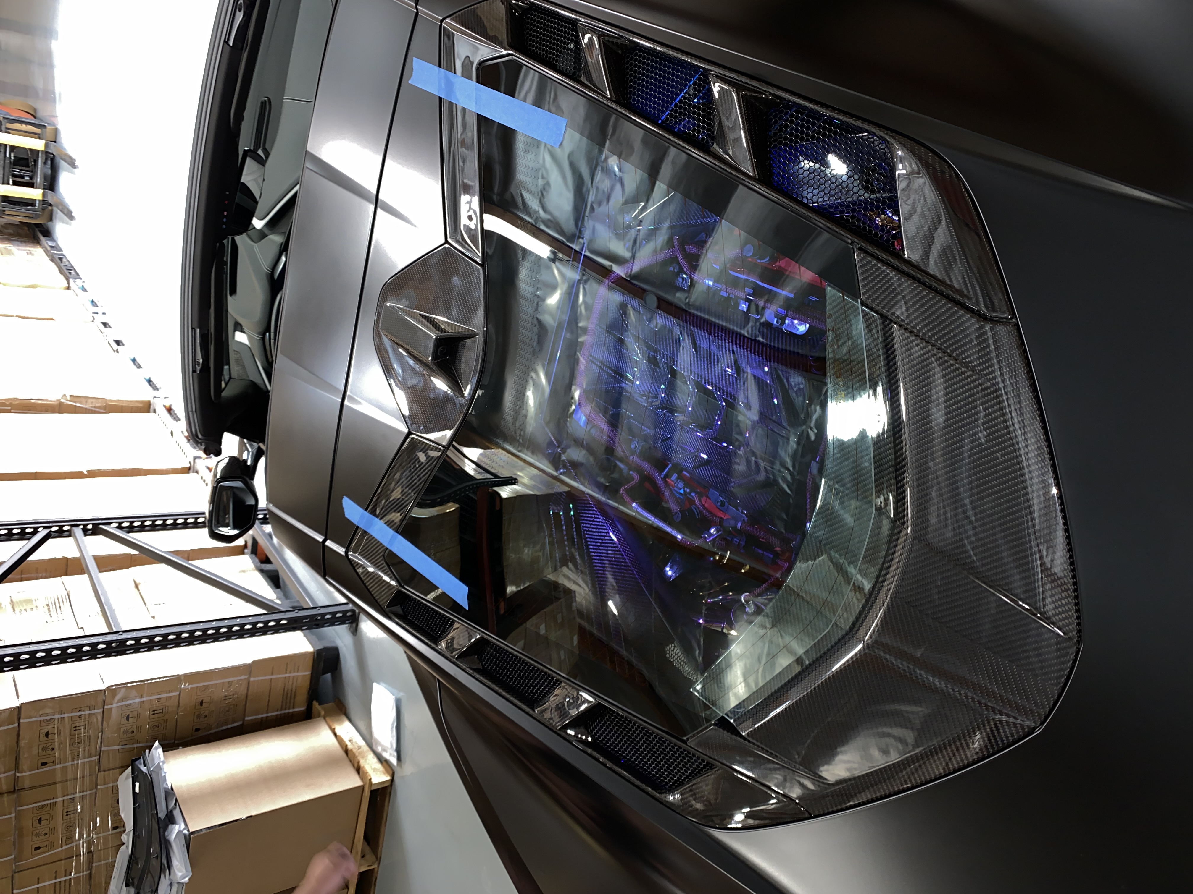 Corvette auto glass service by Rojas Auto Glass